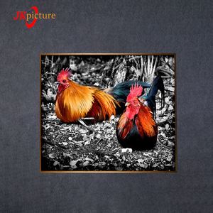 Tema animal personalizado LED de impresión de lienzo pintura de caballo diseño arte del tapiz - Product Image 4