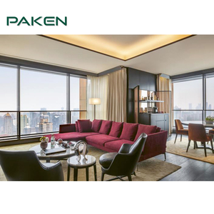 Comercial nuevo diseño personalizado al por mayor <span class=keywords><strong>Hotel</strong></span> Suite habitación muebles de dormitorio cama Silla de escritorio - Product Image 4