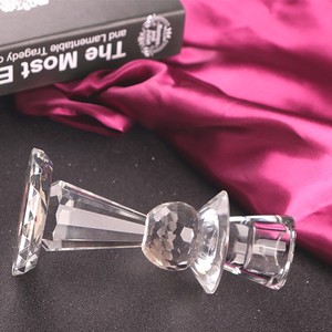 Tamaño pequeño de boda sostenedor de vela de cristal candelabro - Product Image 4