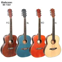 34 "36" akustische Gitarre für kinder von pinsel farbe fichte top mahagoni back & side Gitarre Fabrik