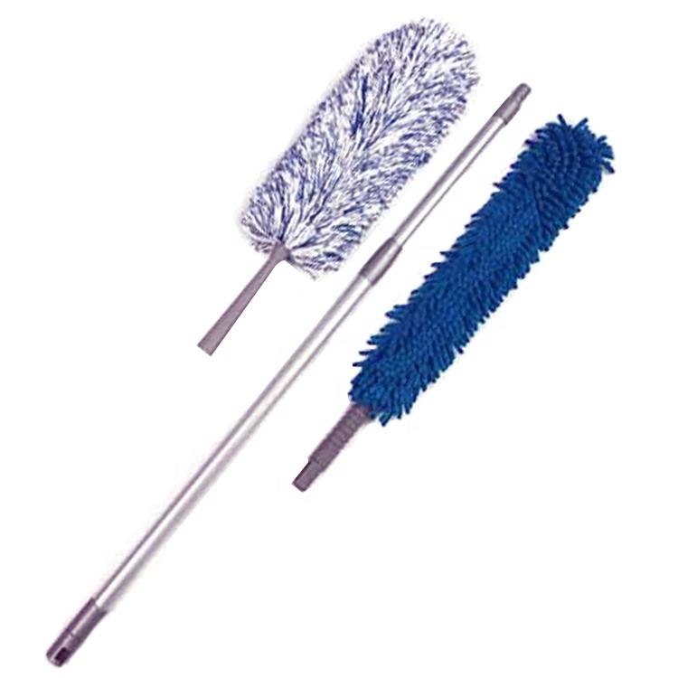 ESD сверхтонкая телескопическая длинная ручка, выдвижной шест из микрофибры, набор для тряпки автомобиля