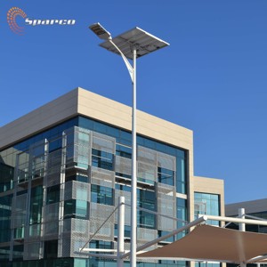 Sparco Tùy Chỉnh Nhôm/Thép Không Gỉ/Thép Mạ Kẽm Đơn Cánh Tay Ánh Sáng Cực Hình Nón Năng Lượng Mặt Trời Dẫn Ánh Sáng Đường Phố Với Cực - Product Image 3