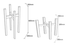 Support de <span class=keywords><strong>plantes</strong></span> réglable <span class=keywords><strong>pour</strong></span> l'<span class=keywords><strong>intérieur</strong></span> et l'extérieur, planteur moderne Mid year - Product Image 3