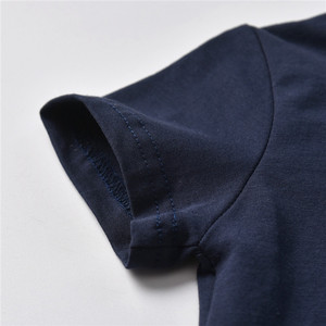 Conjunto de ropa de verano para niños, 2 piezas, camiseta de dinosaurio, Sherts Vaqueros, para bebé, amigable con la piel, LICRA/algodón, 10 días de negocios, Formal - Product Image 5