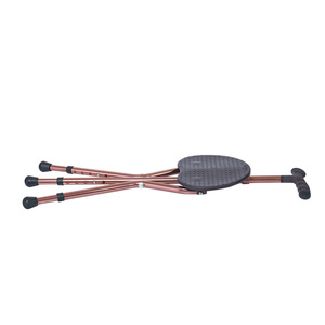 Trépied médical en aluminium, bâton <span class=keywords><strong>de</strong></span> <span class=keywords><strong>marche</strong></span> avec chaise pour personnes âgées - Product Image 2