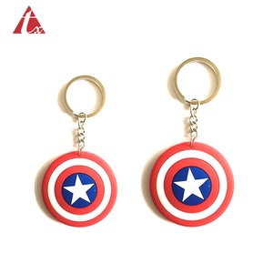 Fábrica de cualquier logotipo de forma 3d Pvc personaje de Anime de 3D oso cadena Super héroe Animal llavero con Logo - Product Image 3