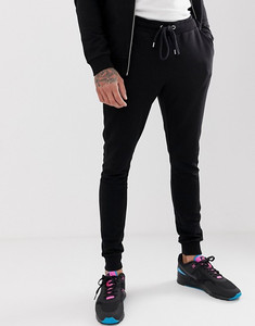 KY <strong>Baseball</strong> Collar Zip Placket Side Pockets Ribbed Trims Muscle Fit Tracksuit With Bomber Jacket and <strong>Men</strong> Jogger <strong>Pant</strong> in Black