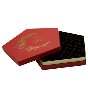 De cartón personalizado de embalaje de papel del Pentágono en forma de pentagonal de la caja de regalo - Product Image 1