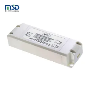 Caso blanco AC 220V 230V a DC fuente de alimentación DALI dimmable LED driver 30W DC 12V 24V llevó transformador con