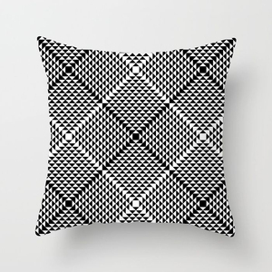 <span class=keywords><strong>Amazon</strong></span> Venta caliente sencillo patrón geométrico sofá <span class=keywords><strong>coche</strong></span> llano cojín de lino cubierta para Decoración - Product Image 6