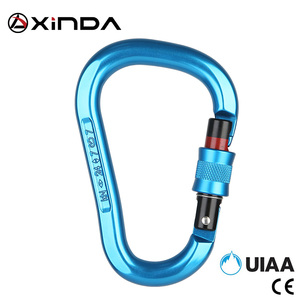 25kN pesado <span class=keywords><strong>de</strong></span> aluminio <span class=keywords><strong>de</strong></span> grado aeroespacial mosquetón tornillo Puerta <span class=keywords><strong>de</strong></span> bloqueo para la <span class=keywords><strong>escalada</strong></span> - Product Image 1