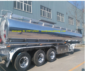 <span class=keywords><strong>4000</strong></span> <span class=keywords><strong>litros</strong></span> Tri-eje <span class=keywords><strong>de</strong></span> aluminio tanque <span class=keywords><strong>de</strong></span> <span class=keywords><strong>agua</strong></span> 45cbm aislamiento <span class=keywords><strong>cisterna</strong></span> <span class=keywords><strong>de</strong></span> combustible del eje <span class=keywords><strong>de</strong></span> Bogie transporte Semi remolq - Product Image 6