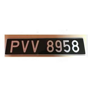 Police approuvé haute sécurité <span class=keywords><strong>plaques</strong></span> d'<span class=keywords><strong>immatriculation</strong></span> - Product Image 2