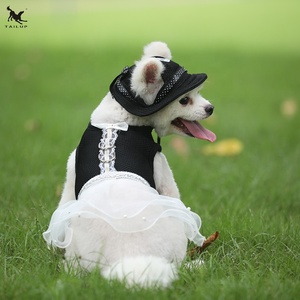 Lightweight Mesh <strong>Harness</strong> Design Pet Clothes for Small Medium Dogs and Cats Cute Solid Pattern Style <strong>Dress</strong> - Product Image 1