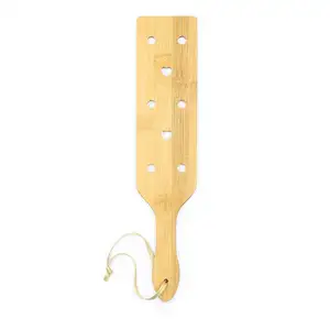 New Thickened Heart-shaped Imprint Bamboo Spanking Paddles Hand Shot Erotic Fetish Sex Toys BDSM Couples Slave Adult Sex Bondage