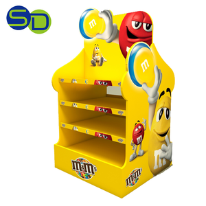 Estante de exhibición de aperitivos y dulces, expositor de palés de cartón, MM - Product Image 2