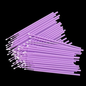 100 Pezzi Applicatori Professionali Sottili Monouso in Plastica Micro Pennelli per Trucco Permanente Estensione Ciglia Bellezza delle Unghie - Product Image 1