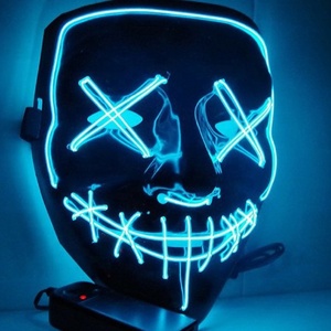 Éclairer LED <span class=keywords><strong>La</strong></span> <span class=keywords><strong>Purge</strong></span> Masques Festival Halloween Cosplay Costume Fournitures Masques De Fête - Product Image 2
