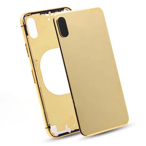 Per <span class=keywords><strong>iPhone</strong></span> <span class=keywords><strong>X</strong></span> disponibile placcato oro alloggiamento in metallo <span class=keywords><strong>cover</strong></span> posteriore di lusso placcatura in oro lunetta - Product Image 5