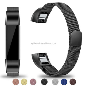 Bandes pour <span class=keywords><strong>Fitbit</strong></span> <span class=keywords><strong>Alta</strong></span> <span class=keywords><strong>HR</strong></span> et <span class=keywords><strong>Alta</strong></span> De Remplacement En Acier Inoxydable En Métal Petit Grand <span class=keywords><strong>bracelet</strong></span> Argent Noir Arc-En-Ciel - Product Image 1