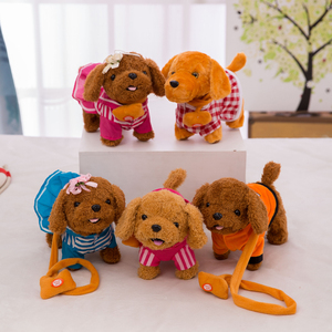 Toptan peluş elektrik köpek oyuncak özel peluş simülasyon köpek elektrik müzik dolması peluş oyuncak elektrikli yürüyüş köpek peluş oyuncak - Product Image 2
