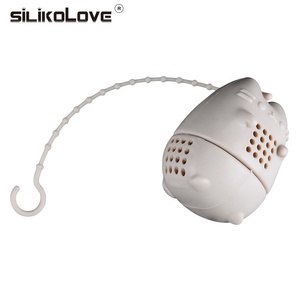 Infusore per Tè a Forma di Gatto in Silicone Atossico, Accessorio per Teiera e Sacchetti di Tè - Product Image 4