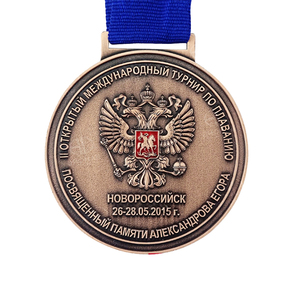 Nouvelle conception en alliage de zinc en métal 5 <span class=keywords><strong>k</strong></span> personnalisé émail dur course médaille de finisseur - Product Image 5