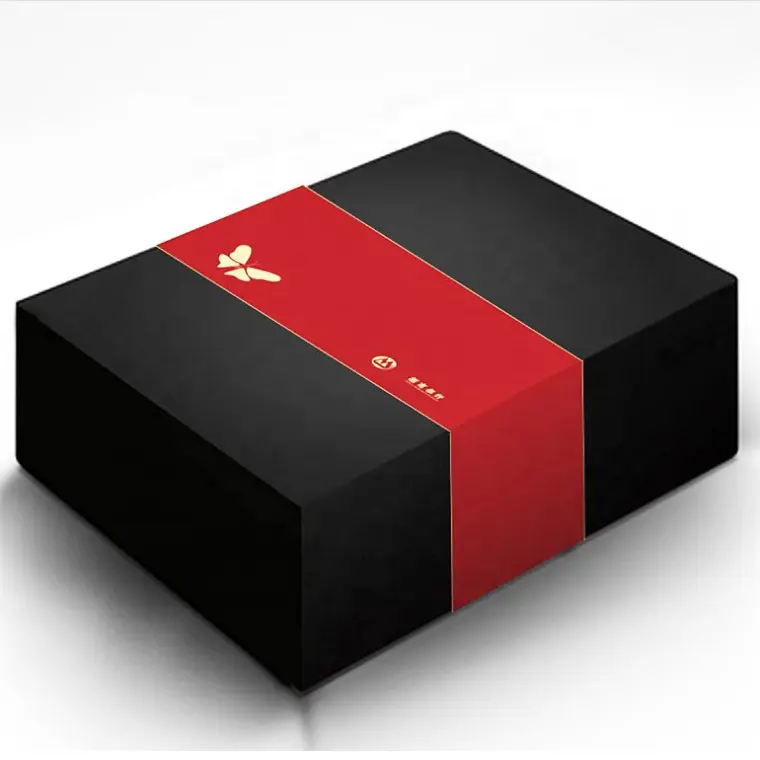 Ciltli lüks hediye kutusu özelleştirilmiş/benzersiz tasarım şarap kutusu/bez/ayakkabı kiti