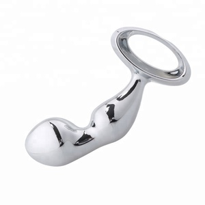 Hombre Anal de acero inoxidable Anal gancho anillo de Metal cuentas anales ButtPlug ano dilatador estimulador - Product Image 5