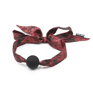 Fabric Lace Fetish Mouth Gag BDSM Bondage Restraints Mouth Ball Gag