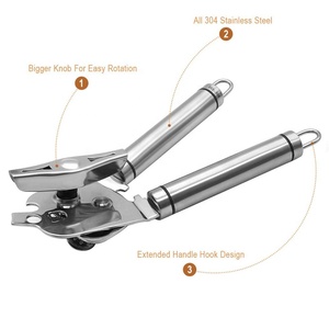 <span class=keywords><strong>Profesional</strong></span> 304 Acero inoxidable Manual de <span class=keywords><strong>abrelatas</strong></span> con mango ergonómico - Product Image 3