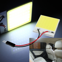 Ampoule LED COB T10 48SMD pour éclairage intérieur de voiture, plafonnier, lampe de lecture, éclairage intérieur automobile, remplacement de plafonnier