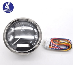 Tacómetro de 85mm para barco, coche, camión, medidor de <span class=keywords><strong>Tacho</strong></span>, LCD, reloj de arena, 12V/24V, 8000RPM - Product Image 3