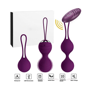 Directo <span class=keywords><strong>de</strong></span> fábrica <span class=keywords><strong>de</strong></span> bolas Kegel-Kit <span class=keywords><strong>de</strong></span> bolas Ben Wa para las mujeres y masajeador recargable <span class=keywords><strong>de</strong></span> <span class=keywords><strong>silicona</strong></span> <span class=keywords><strong>de</strong></span> Control remoto - Product Image 1