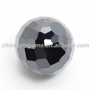 De alta calidad azul o negro barato bola forma de tablero de corte facetado cuentas de <span class=keywords><strong>piedras</strong></span> <span class=keywords><strong>preciosas</strong></span> - Product Image 4