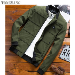 TONGYANG Asstseries Fashion Men Bomber <strong>Jacket</strong> Hip Hop Patch Designs Slim Fit <strong>Pilot</strong> Bomber <strong>Jacket</strong> Coat Men <strong>Jackets</strong> Plus Size 4XL - Product Image 5