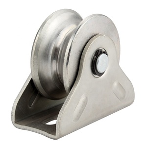 Roue à roulement à billes à rainure en U de 100 mm de diamètre <span class=keywords><strong>pour</strong></span> <span class=keywords><strong>rail</strong></span> de <span class=keywords><strong>porte</strong></span> <span class=keywords><strong>coulissante</strong></span> - Product Image 5