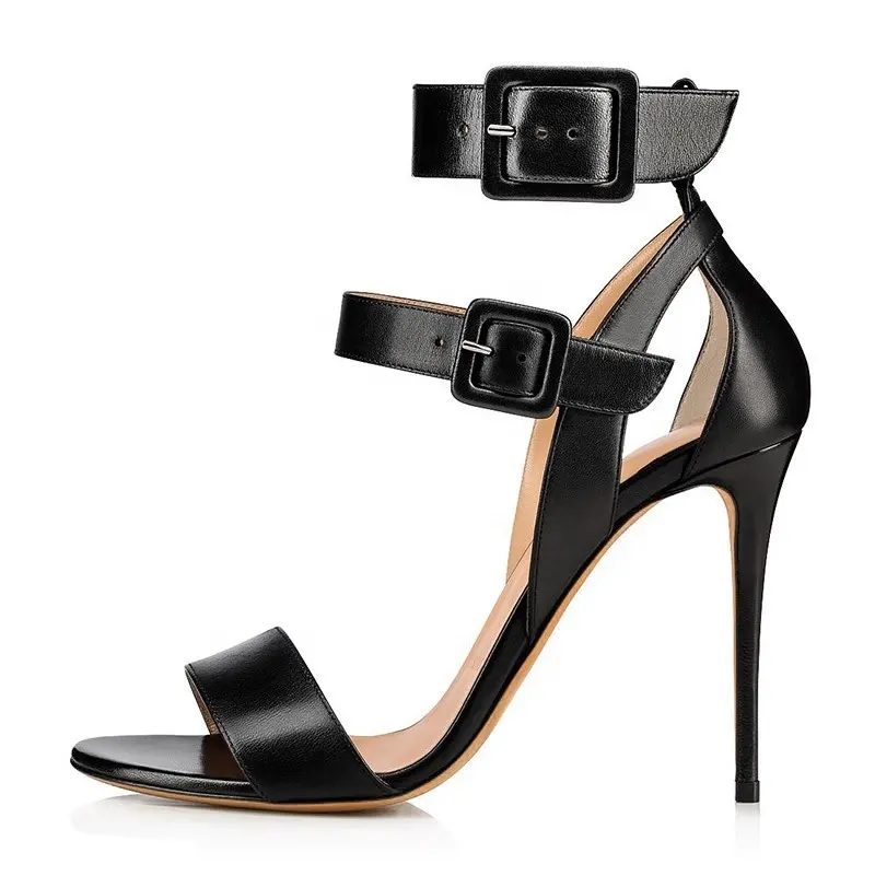 Latest Ankle Buckle Strap High Heel Sandals for Women