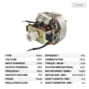 Buen Precio de mercado 220 V 5430 Ac picadora de carne eléctrica de la licuadora de mano piezas de Motor - Product Image 2