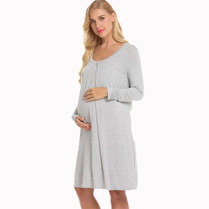 <span class=keywords><strong>Grossesse</strong></span> Vêtements De Maternité En Gros Pyjamas D'allaitement Maternité Robe Robes Simples <span class=keywords><strong>Grossesse</strong></span> - Product Image 4