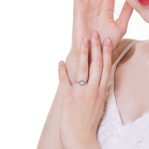 Vermeil ouro esmalte do vintage 925 jóias de prata Esterlina anel de opala de fogo natural para mulher - Product Image 5