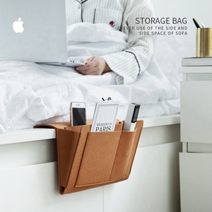 Túi Đa Năng Có Thể Tái Sử Dụng Túi Nỉ Treo Đầu Giường Túi Đựng Đồ Giường Sofa Caddy Với Ngăn Đựng - Product Image 2