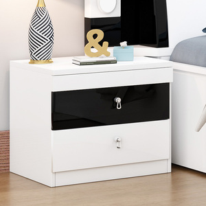 Set di Mobili per <span class=keywords><strong>Camera</strong></span> da Letto in MDF: Letto da 1,5 Metri, Armadio a 5 Ante, <span class=keywords><strong>Due</strong></span> Comodini, Toeletta con Sgabello - Product Image 6