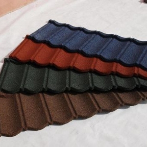 Plateau Valey mural <span class=keywords><strong>en</strong></span> métal revêtu, carreaux de toit, couleur - Product Image 4