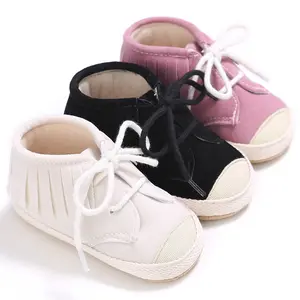 Okuahao — chaussures avec pompons pour bébé, style décontracté et à semelle souple, pour les tout-petits