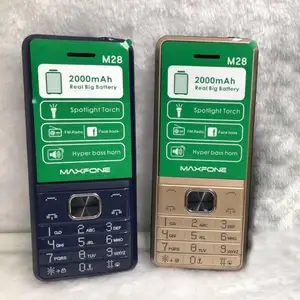 Téléphone portable double sim M28 bar, avec caméra, radio FM, écran de 1.8 pouces, mobile de haute qualité, nouveauté