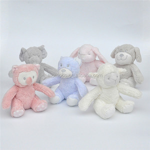 Giá Rẻ Thú Nhồi Bông Hữu Cơ 100% Cotton Bé Quà Tặng Đặt Với Đồ Chơi Mềm Bán Buôn Mềm Plush <span class=keywords><strong>Fleece</strong></span> An Chăn Em Bé - Product Image 2