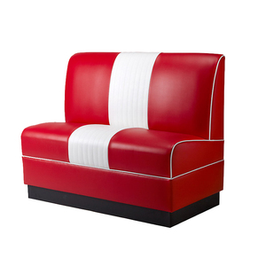 Sofá de cuero muebles de <span class=keywords><strong>restaurante</strong></span> solo booth asientos para venta - Product Image 4