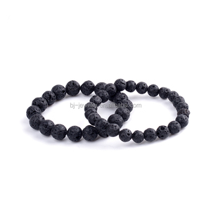 Hommes Perles Bracelet <span class=keywords><strong>Chakra</strong></span> Pierre De Lave Pierre Perles Bracelet Bijoux - Product Image 1