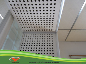 MGO חסין אש לרעש אקוסטי מחורר פנלים עבור תקרה/קיר - Product Image 2